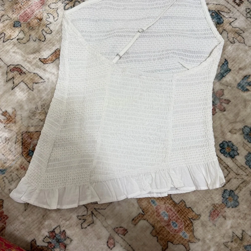 New Free People Adeline Smocked Top